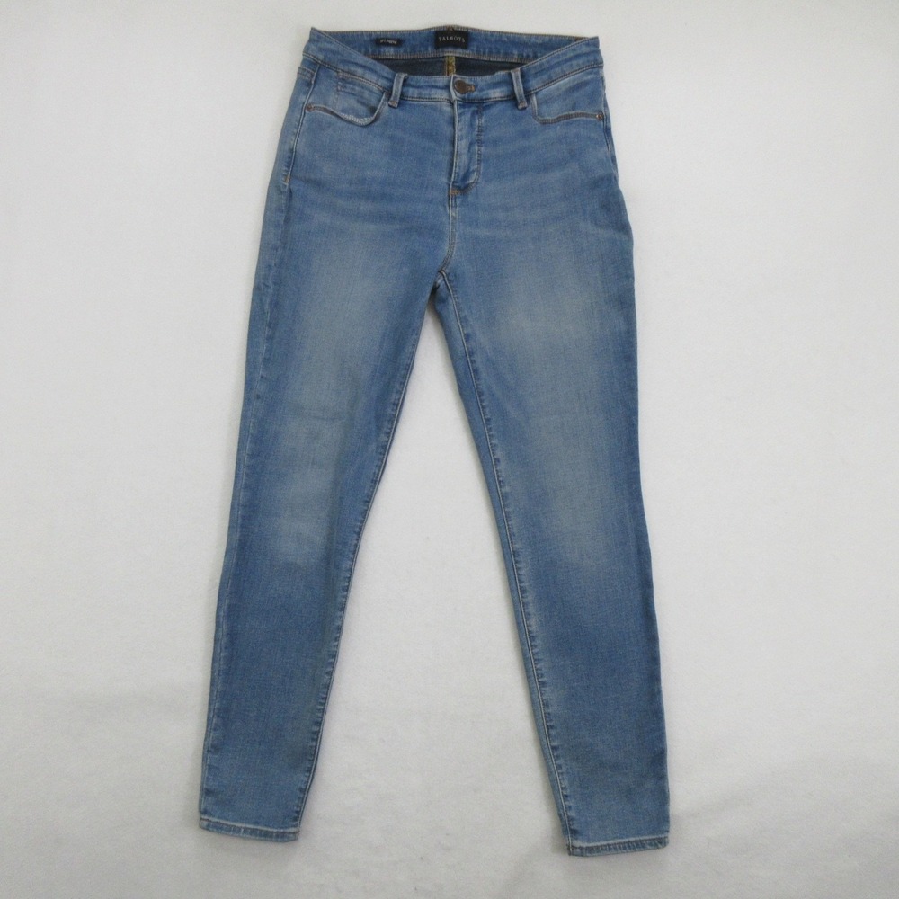 Talbots Women's Jeans 4P Jegging Light Wash Blue Stretch Denim Petite 5-Pocket
